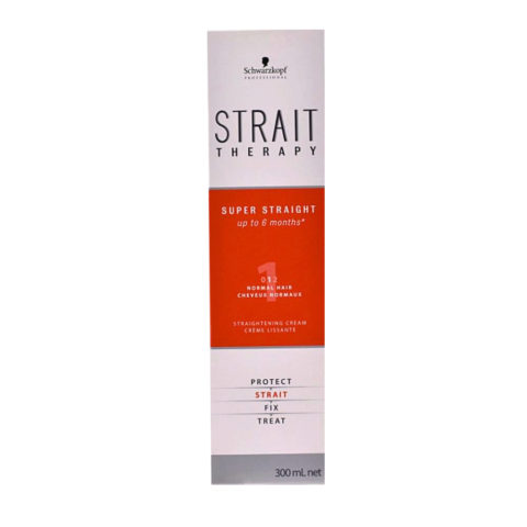 Schwarzkopf Strait Styling Therapy Straightening Normal Hair 1 300ml - sistema stirante per capelli normali