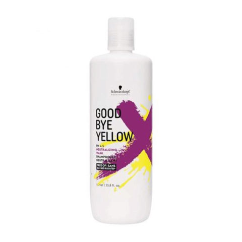 Schwarzkopf Goodbye Yellow 1000ml - shampoo neutralizzante