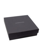 VIAHERMADA Cerchietto in Grosgrain Nero con Cristalli e Gemme Multicolor