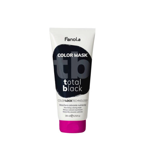 Fanola Color Mask Total Black 200ml - colore semipermanente nero