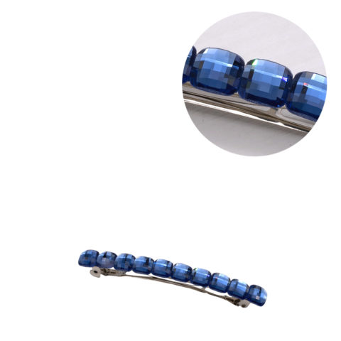 Fermacapelli Matic con Cristalli Blu