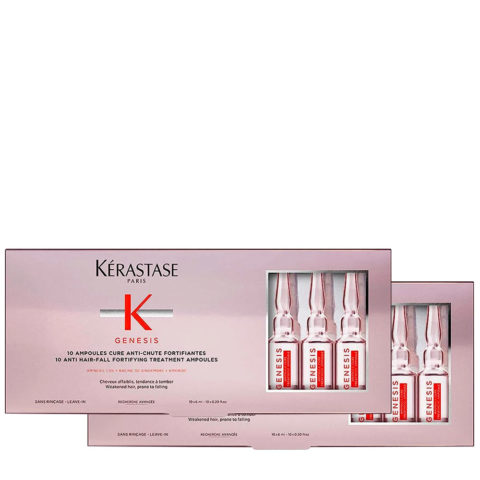 Genesis Ampoules Cure Anti-Chute Fortifiantes 10x6ml X2