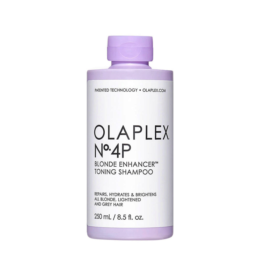 Olaplex N° 4P Blonde Enhancer Toning Shampoo 250ml - shampoo tonalizzante per capelli biondi e grigi