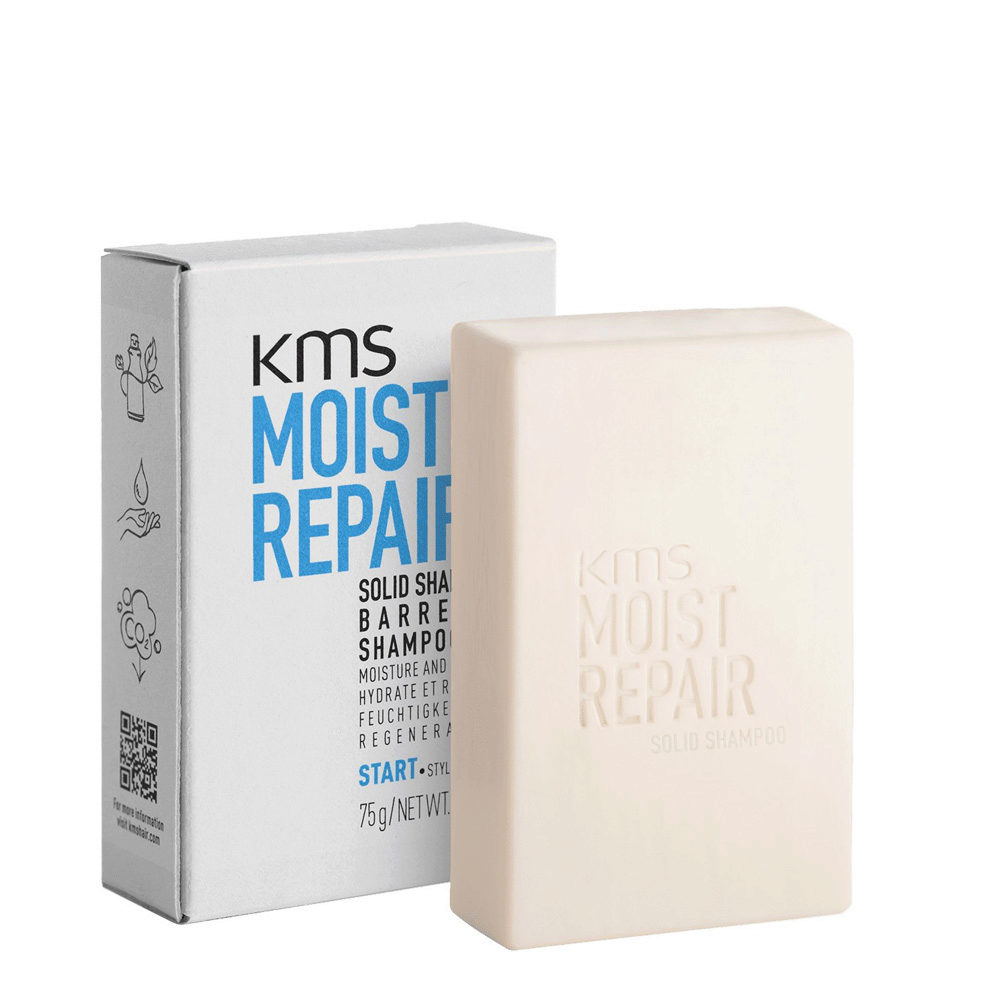 KMS Moist Repair Solid Shampoo Bar 75gr - shampoo solido per capelli normali o secchi
