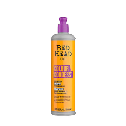 Tigi Bed Head Colour Goddess Oil Infused Shampoo 400ml - shampoo per capelli colorati