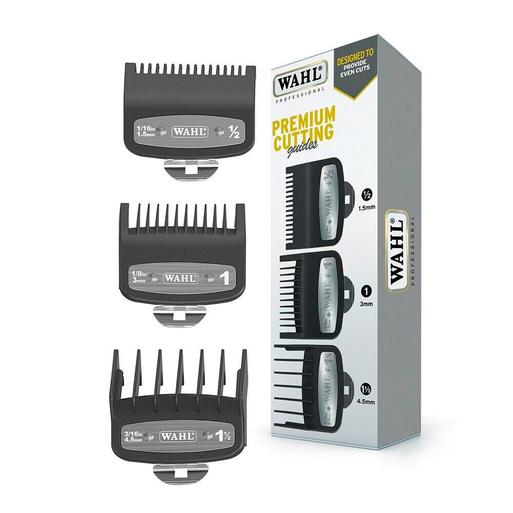 Wahl Premium Cutting Guides 03354-5001 - 3 rialzi premium 1,5/3/4,5 mm