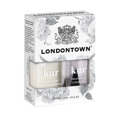 Londontown Kur Duo Cuticle Saver 12ml : Cuticle Oil & Cuticle Remover 12ml+12ml - cura delle cuticole