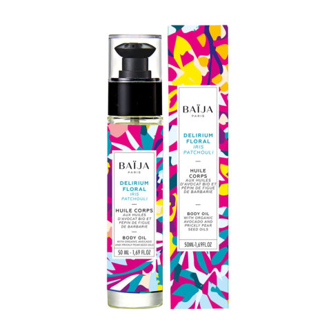 Baija Paris Delirium Floral Body Oil Iris Patchouli 50ml - olio per il corpo e capelli