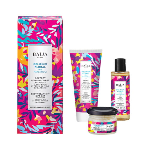 Baija Paris  Delirium Floral Set Corpo Iris Patchouli - cofanetto regalo trattamento corpo