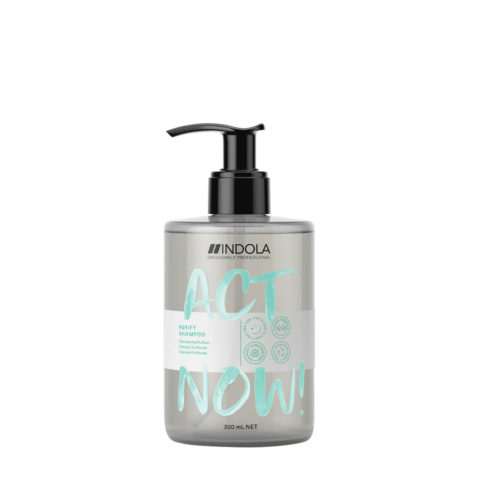Indola Act Now! Purify Shampoo 300ml - shampoo purificante per capelli