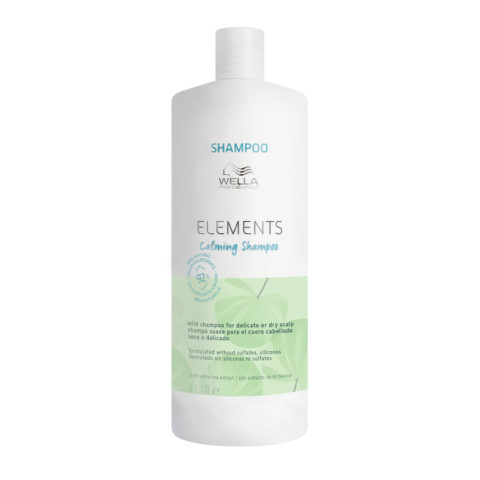 Wella New Elements Shampoo Calm 1000ml - shampoo cute sensibile