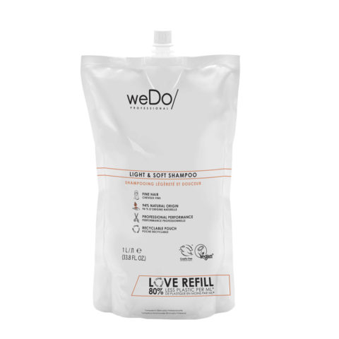 Light & Soft Shampoo Refill 1000ml - ricarica shampoo per capelli fini