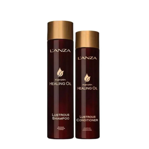 L' Anza Keratin Healing Oil  Shampoo 300ml Conditioner 250ml