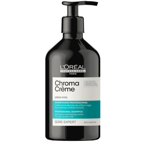 L'Oréal Professionnel Chroma Creme Matte Shampoo 500ml - shampoo matte per capelli da marrone scuro a nero