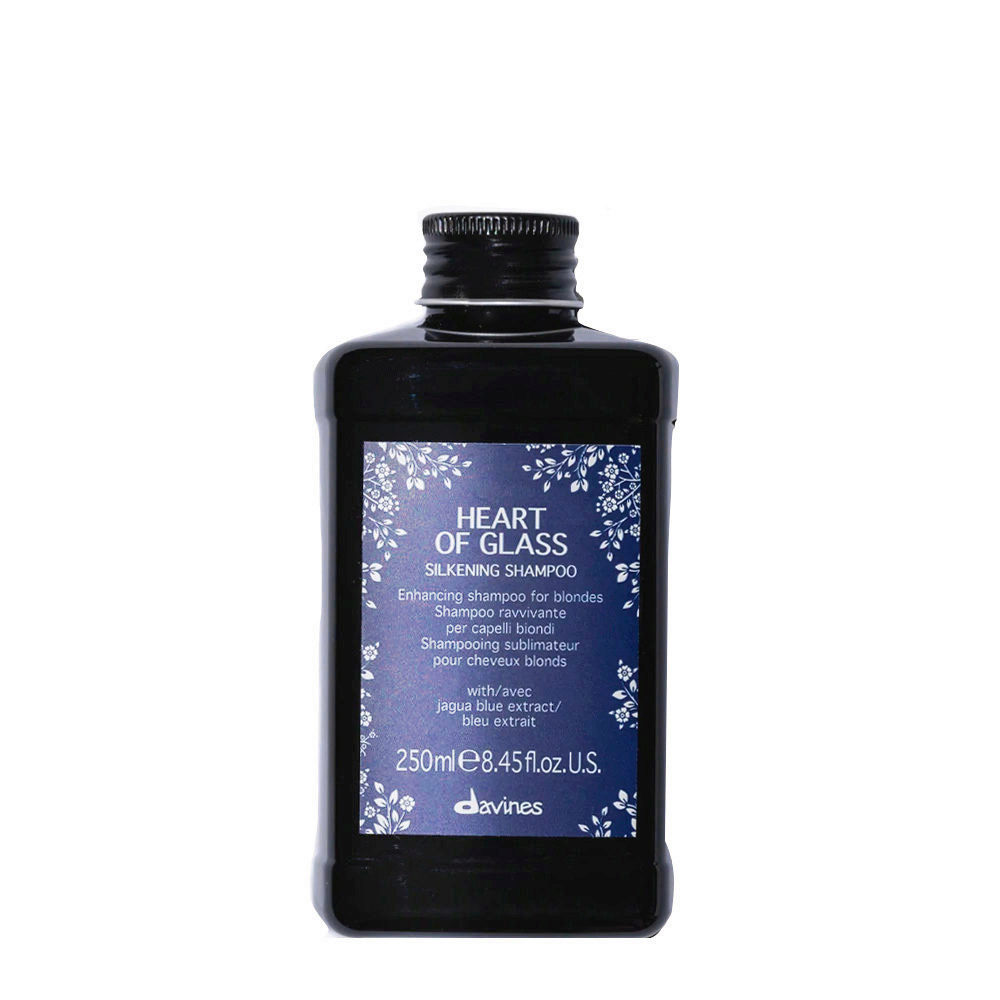 Davines Heart Of Glass Silkening Shampoo 250ml - shampoo ravvivante per capelli biondi