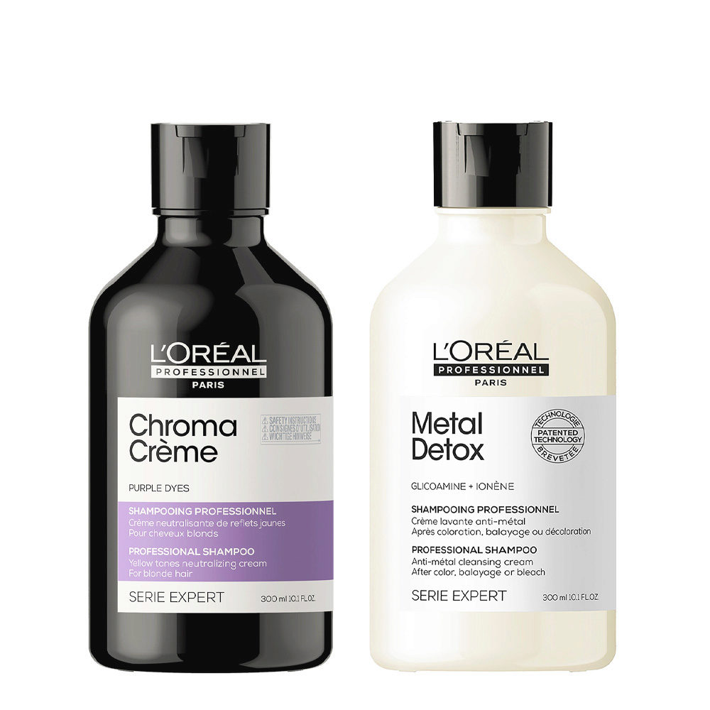 L'Oréal Professionnel Chroma Creme Purple Shampoo 300ml Metal Detox Shampoo300ml