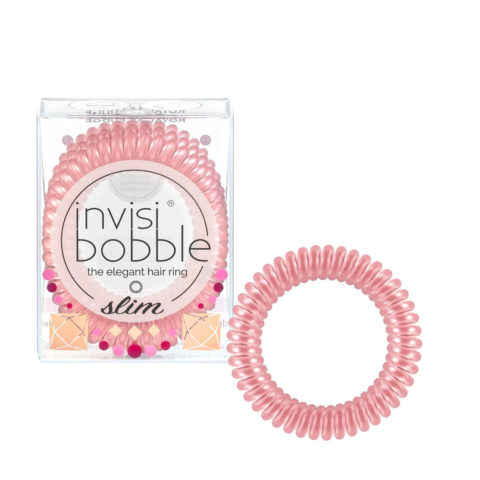 Invisibobble Slim British Royal Royal Fudge 3pz  - elastici a spirale per capelli fini