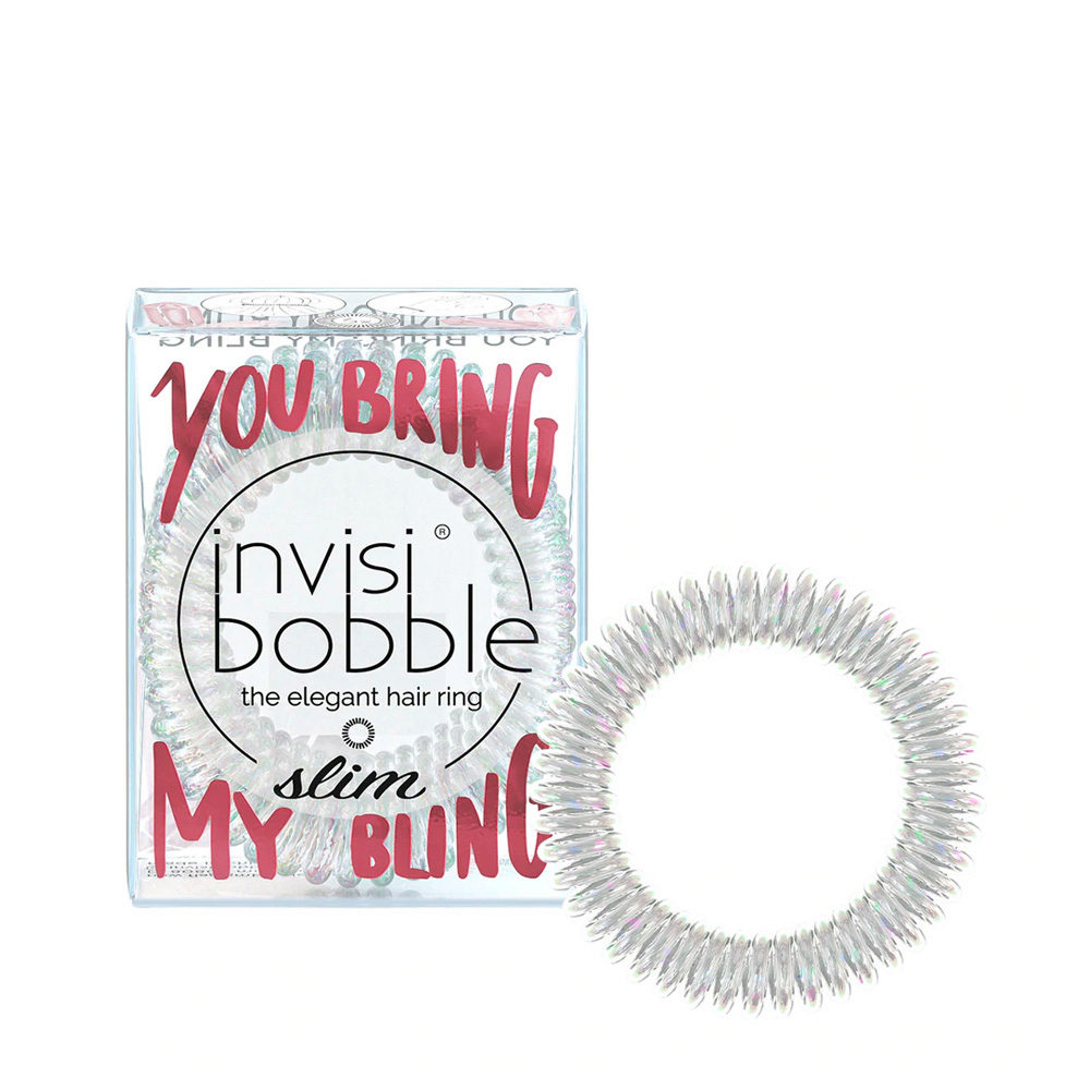 Invisibobble Slim You Bring My Bling - elastico a spirale per capelli fini