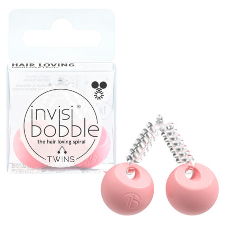 Invisibobble Twins Prima Ballerina - elastico aperto con pallina ai lati