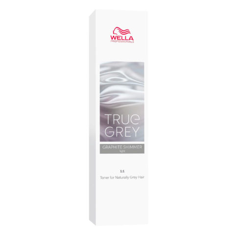 Wella True Grey Graphite Shimmer Light 60ml - tonalizzante per capelli grigio fumè