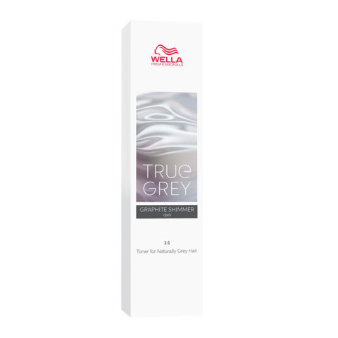 Wella True Grey Graphite Shimmer Dark 60ml - tonalizzante capelli grigio fumè