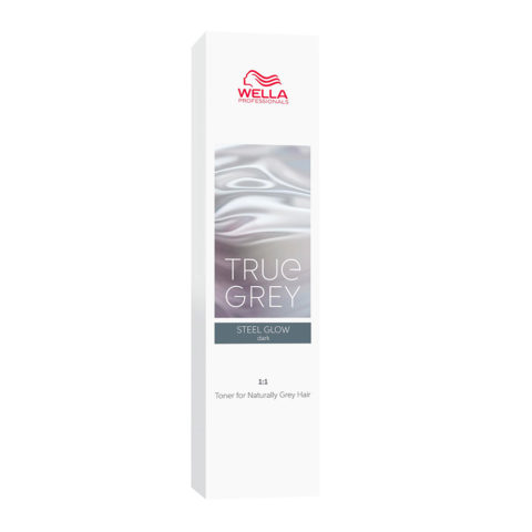Wella True Grey Steel Glow  Dark 60ml - tonalizzante per capelli grigio-acciaio