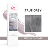 Wella True Grey Steel Glow  Dark 60ml - tonalizzante per capelli grigio-acciaio