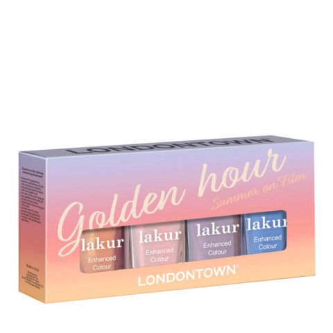 LondonTown Golden Hour Kit 4x7ml - cofanetto smalti mini size