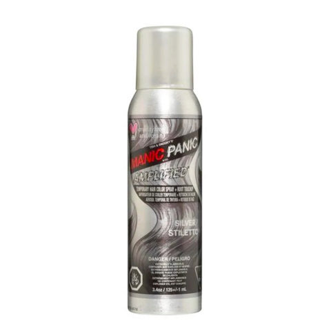 Amplified Spray-on Silver Stiletto 125ml - colore spray temporaneo