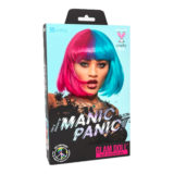 Manic Panic Blue Valentine Glam Doll Wig - parrucca fucsia azzurro