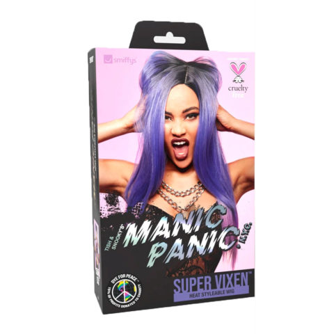 Manic Panic Amethyst Ombre Super Vixen Wig - parrucca viola con radice nera