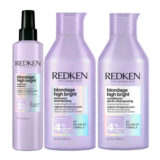 Redken Blondage High Bright Pre-Treatment 250ml Shampoo 300ml Conditioner 300ml