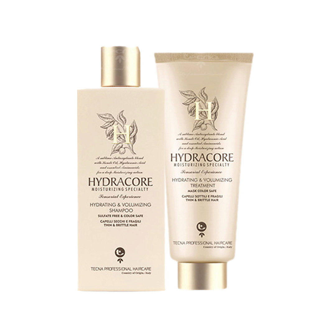 Tecna Hydracore Hydrating & Volumizing Shampoo250ml Mask200ml