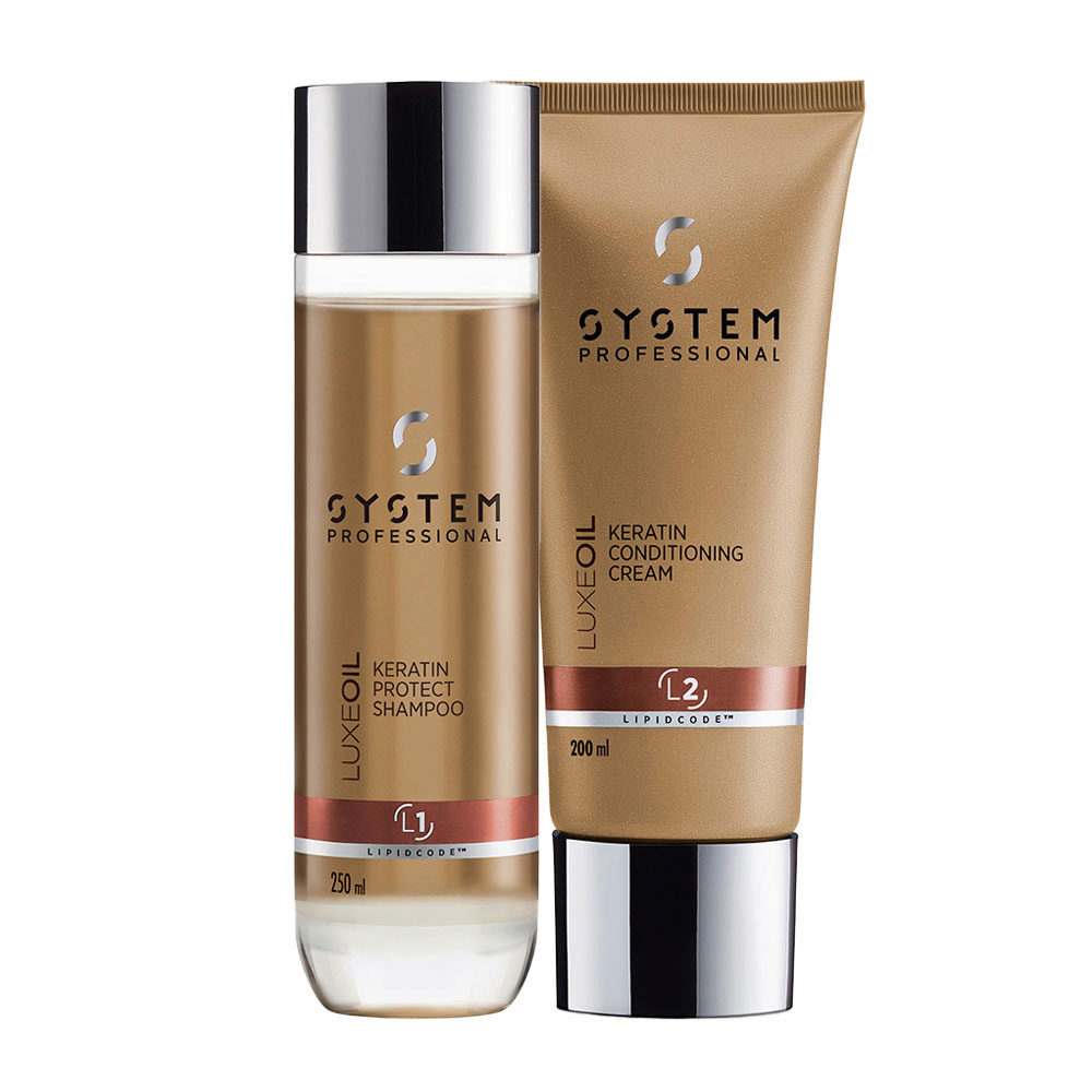 System Professional Luxe Oil Shampoo L1 250ml Conditioning Cream L2 200ml