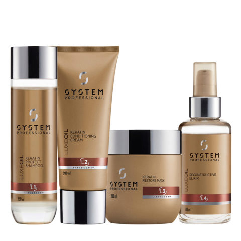 System Professional LuxeOil Shampoo250ml Conditioner200ml Mask200ml Oil100ml