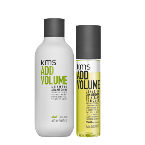 KMS Add Volume Shampoo 300ml Leave-in Conditioner 150ml