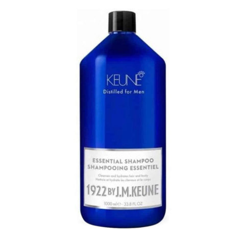 Keune 1922 Essential Shampoo 1000ml - shampoo corpo e capelli