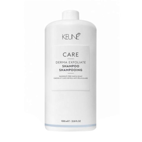 Care line Derma Exfoliate Shampoo 1000ml - shampoo esfoliante antiforfora