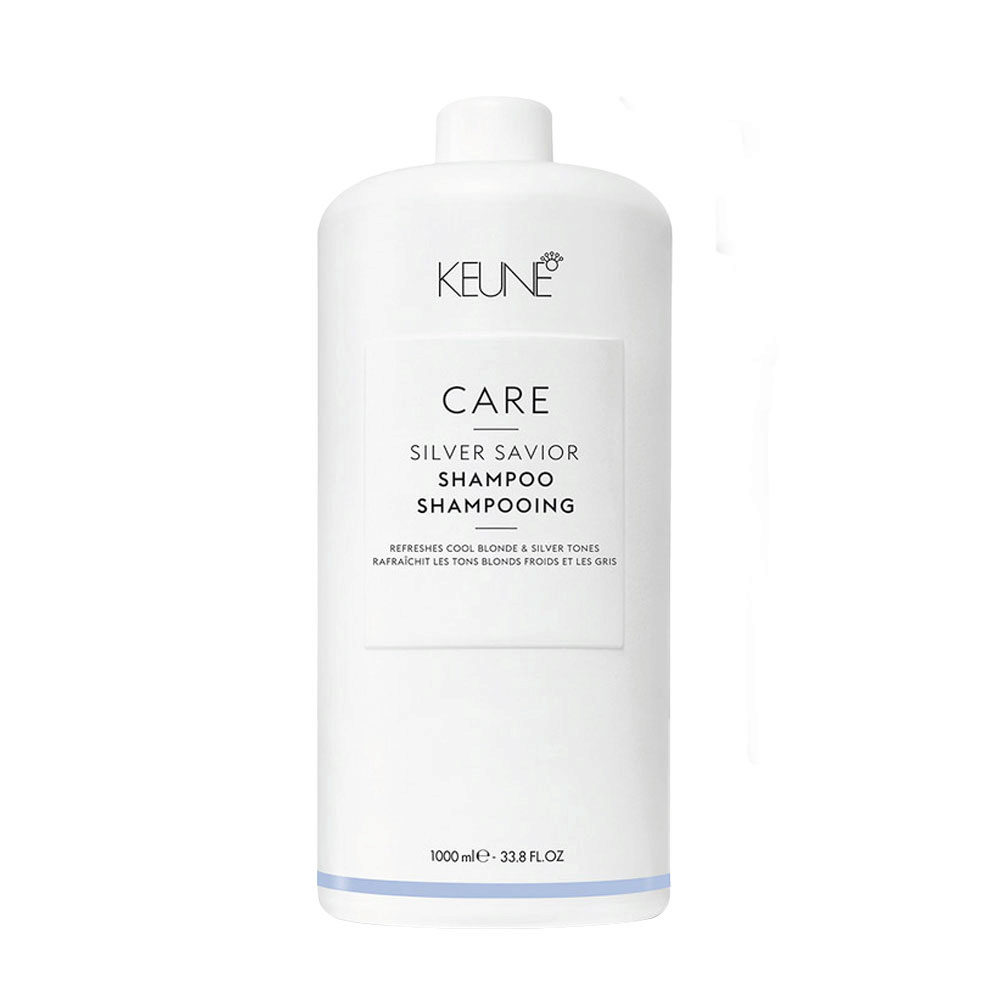 Keune Care line Silver Savior Shampoo 1000ml - shampoo antigiallo