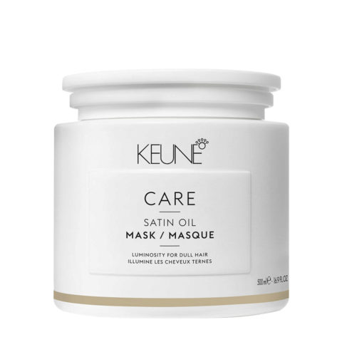 Keune Care Line Satin Oil Mask 500ml - Maschera Illuminante Per Capelli Spenti E Secchi