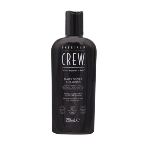 American Crew Daily Silver Shampoo 250ml - shampoo capelli grigi uso quotidiano