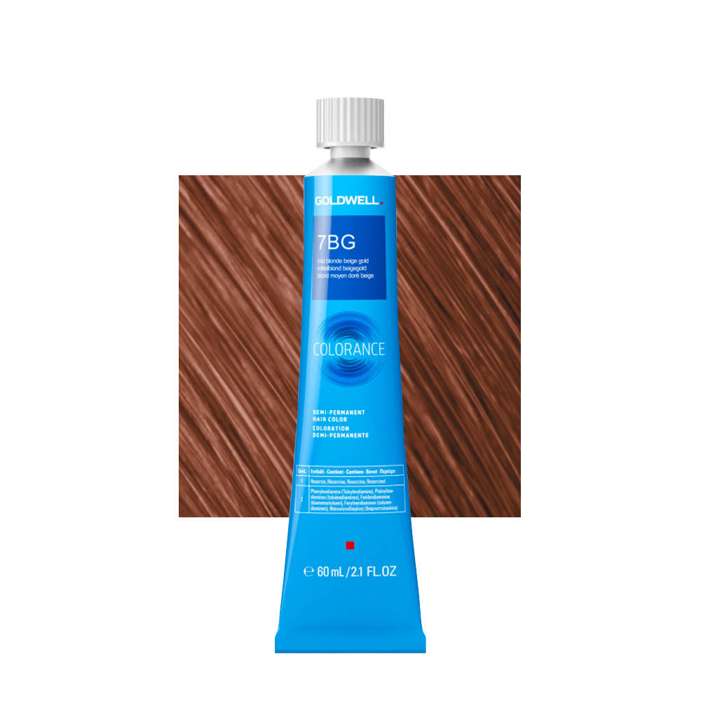 7BG Biondo medio dorato beige Goldwell Colorance Warm browns tb 60ml