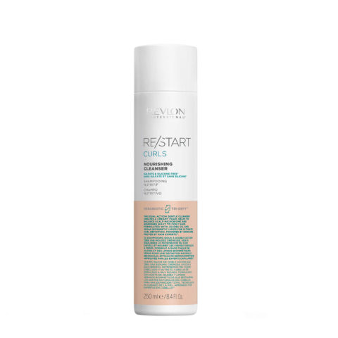 Revlon Restart Curly Nourishing Cleanser 250ml - shampoo per capelli ricci