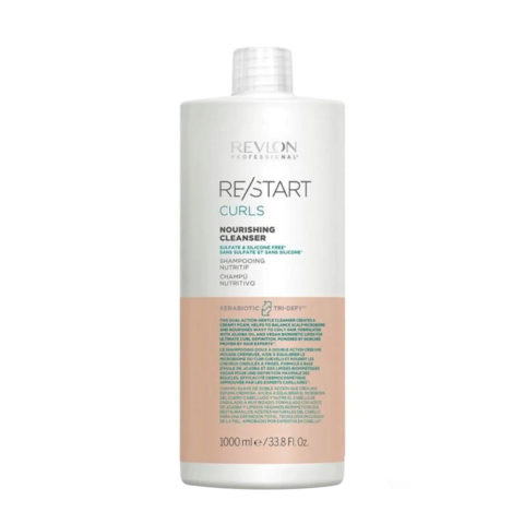 Restart Curly Nourishing Cleanser 1000ml - shampoo per capelli ricci