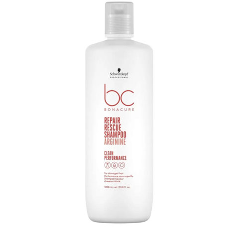 Schwarzkopf BC Bonacure Repair Rescue Shampoo Arginine 1000ml - shampoo riparatore