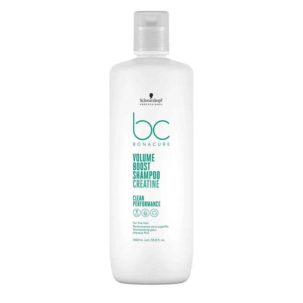 Schwarzkopf BC Bonacure Volume Boost Shampoo Creatine 1000ml - shampoo volumizzante per capelli fini