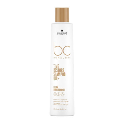 Schwarzkopf BC Bonacure Time Restore Shampoo Q10+ shampoo 250ml - shampoo per capelli maturi