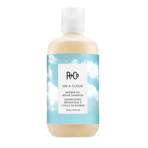 R+Co On A Cloud Baobab Oil Repair Shampoo 251ml - shampoo per capelli danneggiati