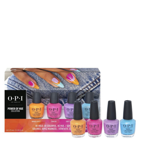 OPI Nail Lacquer  Summer Collection Power of Hue  DCD01 Kit Mini 4x3,75ml - pack 4 mini smalti