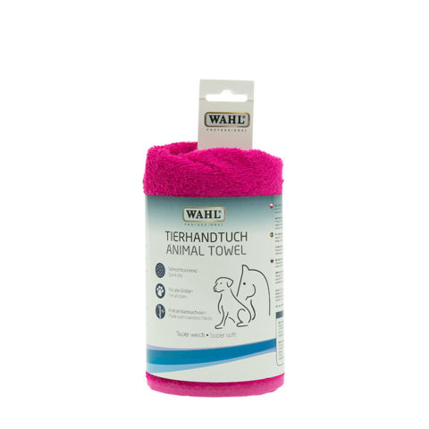 Pro Pet Towel Bamboo Pink - telo rosa per animali in bambù  e cotone